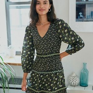 New Anthropologie Karoline tiered dress